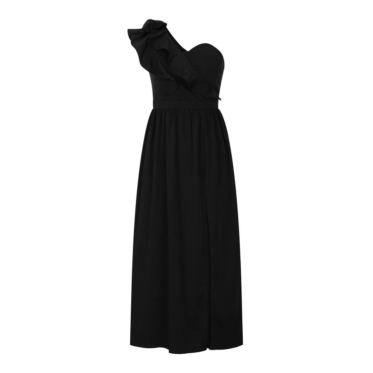 Dresses for Women 2025 Summer Dresses for Women Clearance, Sleeveless Sloping Shoulder Sexy Long Party Club Dresses, Sizes S-2XL